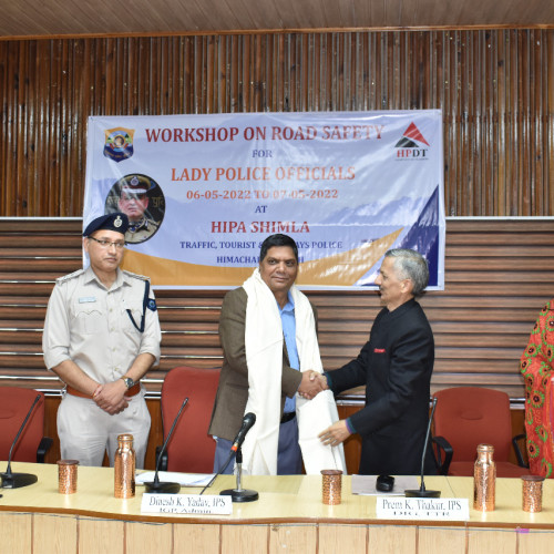 workshop on Road Safety for Lady police